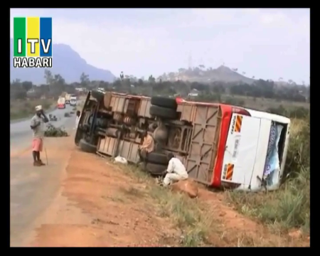 Zaidi ya abiria 40 wamejeruhiwa katika ajali Morogoro.